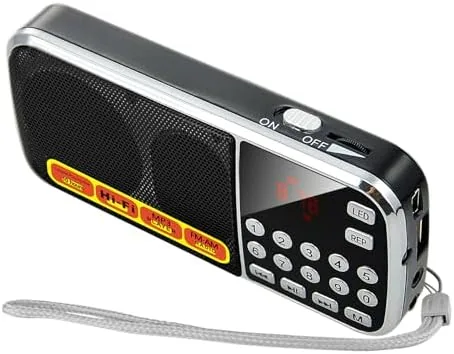 B03 Small Radios Portable AM FM,Micro SD/TF Card Slot and USB Slot | Mini Review: Tested and Rated