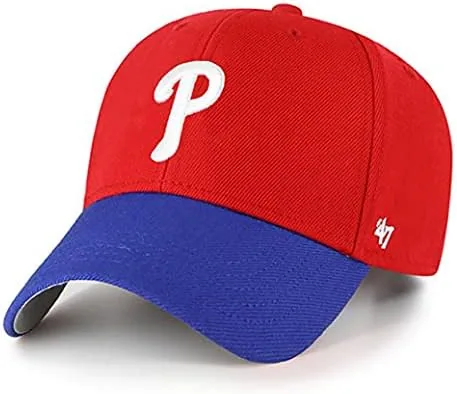 The hat being worn outdoors at a ballgame on a sunny day