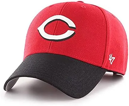 The hat paired with casual fan apparel on a couch