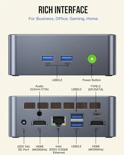 Dual monitors connected to the M3 through the two HDMI ports