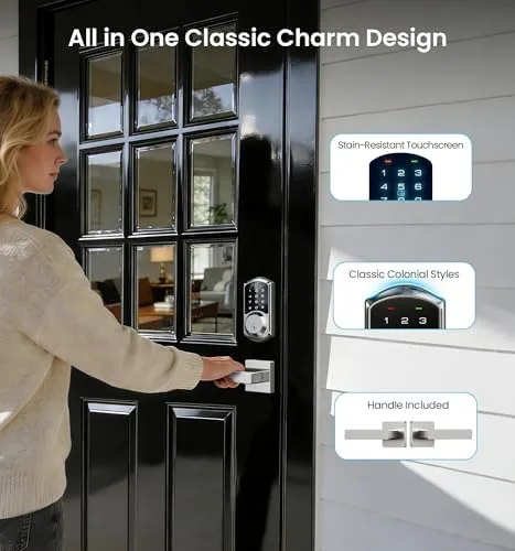 Testing the Veise VE06-L Smart Deadbolt Lock with 2 Lever Handle Set over two weeks