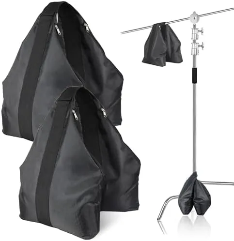 120LBS Large Sandbags Tripod Weights for Photography Set of 2, 1680D Oxford | Zipper Review: Tested and Rated