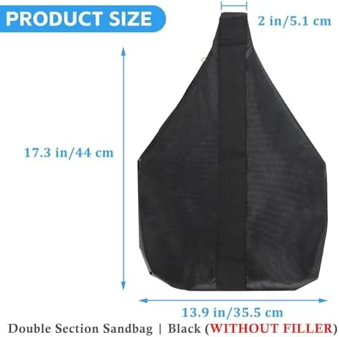 The 120LBS Large Sandbags Tripod Weights for Photography Set of 2 in real use