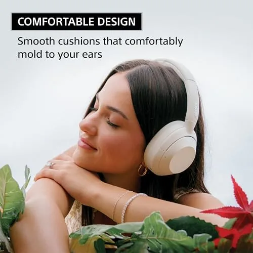 Sony ULT WEAR headphones worn at a desk during a work day