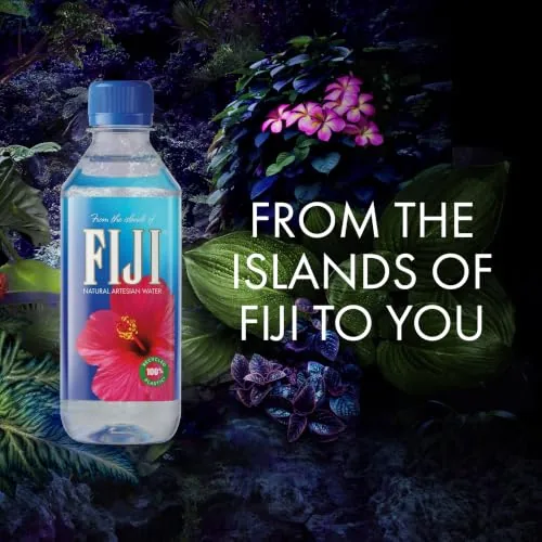 The FIJI Natural Artesian Bottled Water 330mL / 11.15 Fl Ounce compared in context