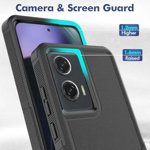 The dual layer case next to a slim clear case and a premium rugged case