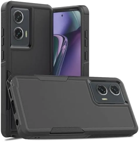 The case removed from the phone showing the bumper and shell fit together