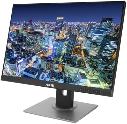 Close view of the ASUS ProArt PA278QV controls and on screen menu