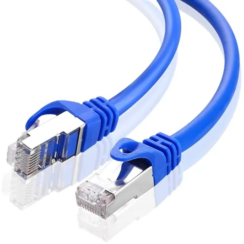 Close look at the CAT 6 Shielded Ethernet Cable 50FT, Indoor High-Speed (SFTP) 10Gbps build quality