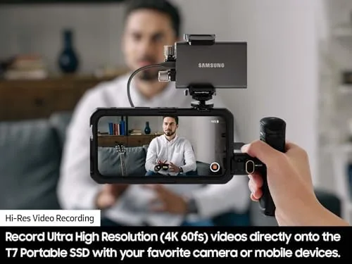 The SAMSUNG T7 Portable SSD, 4TB External Solid State Drive, Speeds compared in context