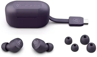 Close look at the JLab Go Air Pop+ True Wireless Earbuds, in Ear Headphones build quality