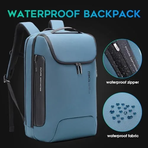 The BANGE Anti-Theft Travel Backpack,Waterproof Fashion Work Backpacks,High Tech Backpack with compared in context
