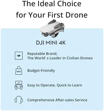 DJI Mini 4K packed in its travel bag beside accessories for a trip