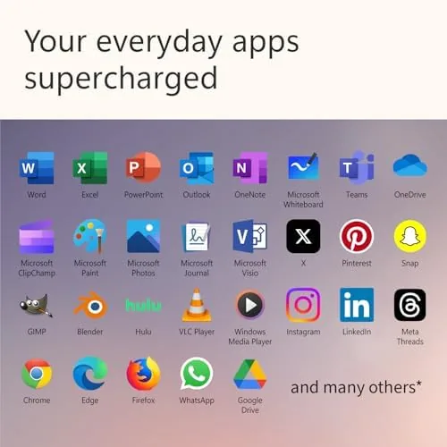 The Surface Laptop running documents and browser tabs on the 13.8 inch screen