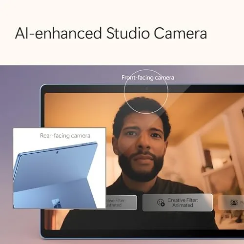 Unboxing the Surface Pro 2024 with the power adapter and stand