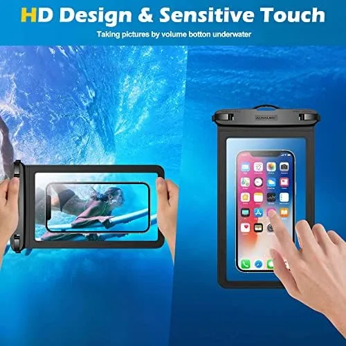 The XL Large Waterproof Cell Phone Pouch - 2 Pack Underwater compared in context