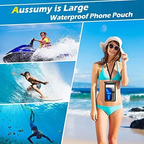 Testing the XL Large Waterproof Cell Phone Pouch - 2 Pack Underwater over two weeks