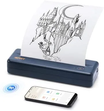 iDPRT Portable-Printer Wireless for Travel, 300DPI Inkless-Thermal-Small-Printers for Home Use, Office, Vehicles, Mobile Bluetooth Review: Tested and Rated