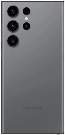 Close up of the matte Graphite finish and the rear camera array