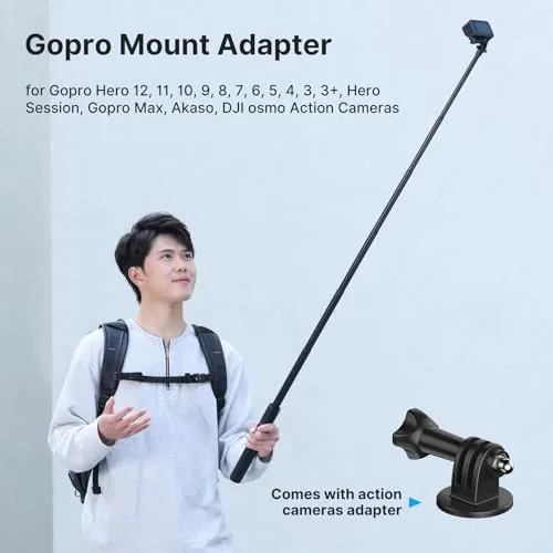 The ULANZI TT52 2-in-1 Invisible Selfie Stick + Tripod Extension Pole compared in context