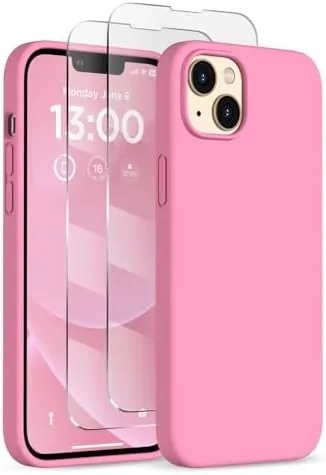 for iPhone 13 Phone Case with [2X Screen Protectors], Liquid Silicone Shockproof Protective with Review: Tested and Rated