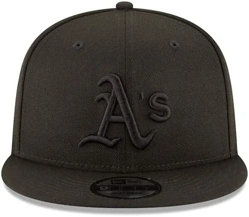 Close up of the embroidered primary team logo on the cap crown