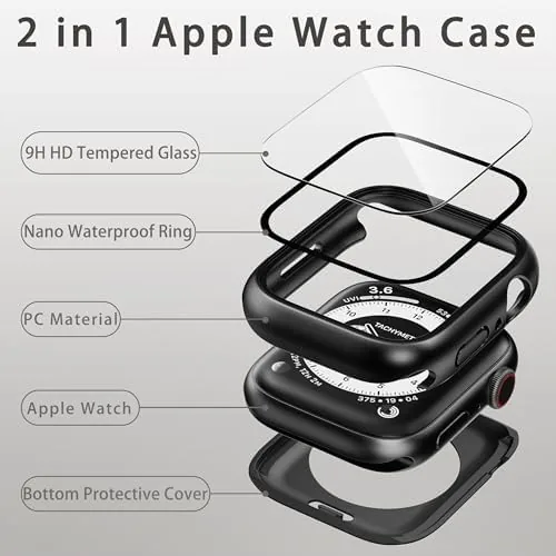 Close look at the Full Protection Cover for Apple Watch SE3/SE2/SE Series 6/5/4 40mm build quality