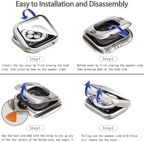 The Full Protection Cover for Apple Watch SE3/SE2/SE Series 6/5/4 40mm in real use