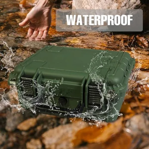 The Jack Boss 14x 11.5x 6.5 Inch Hard Case, Portable Weather in real use