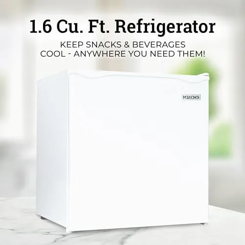 The separate freezer hatch holding ice cube trays