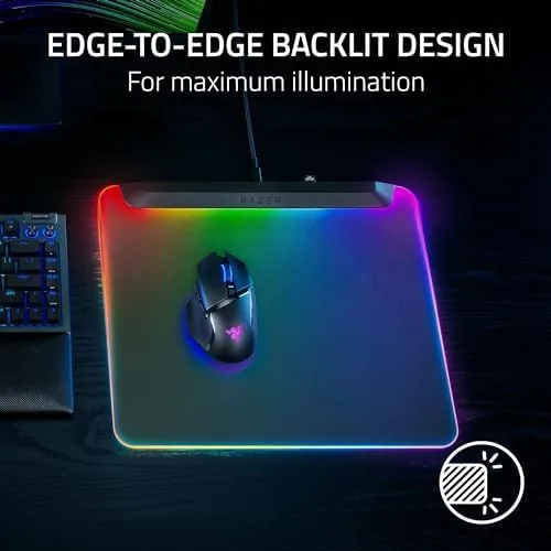 Close look at the Razer Firefly V2 Pro Fully Illuminated RGB Gaming Mouse Mat: build quality