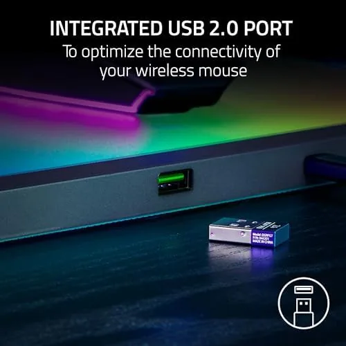 The Razer Firefly V2 Pro Fully Illuminated RGB Gaming Mouse Mat: in real use