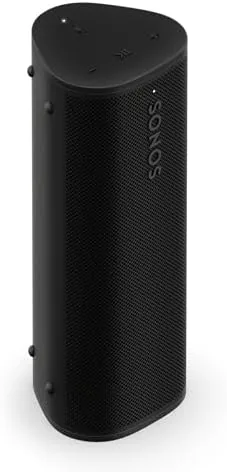 Overview of the Sonos Roam 2 - Black - Portable Waterproof Bluetooth Speaker
