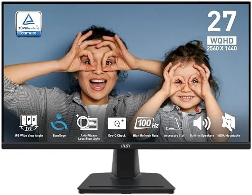 msi PRO MP275Q 27 Inch WQHD Office Monitor - 2560 x 1440 IPS Panel Review: Tested and Rated