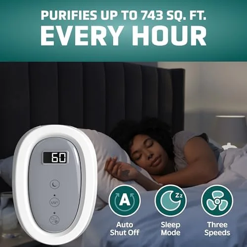 Close look at the GermGuardian HEPA Indoor Large Room Air Purifier for Home build quality