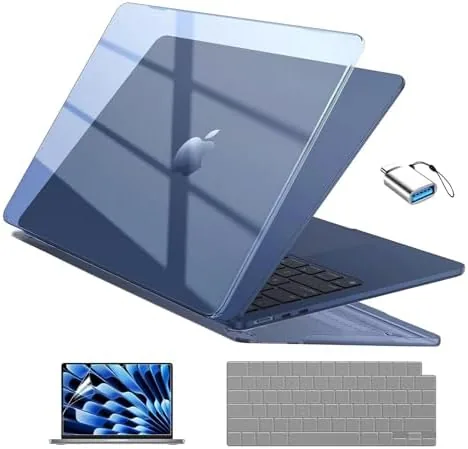 EooCoo for MacBook Air 13 inch Case M5/M4/M3/M2 2026-2022, Crystal Midnight | Easy Snap-On Review: Tested and Rated