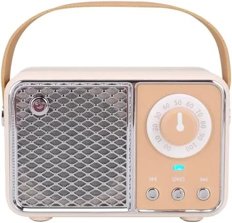 Dosmix Retro Bluetooth Speaker,Vintage Decor,Wireless Beige | Gift Old Fashion Cute Style for Kitchen Review: Tested and Rated