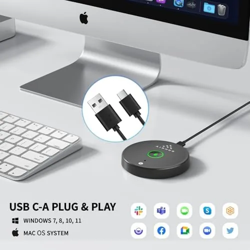 Another view of the USB Microphone No Speaker, Desktop Computer Mic for Laptop |