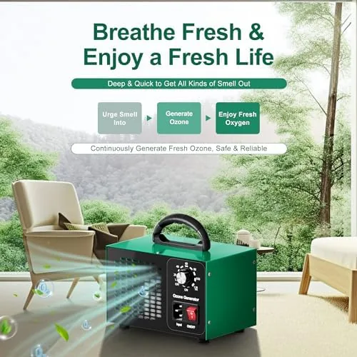 The Ozone Generator 45,000mg/h, Home/Industrial O3 Car Deodorizer. Ozone Machine Air in real use