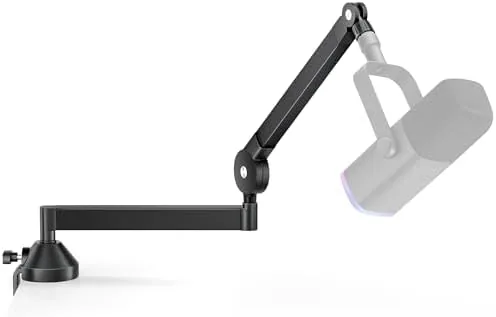 InnoGear Mic Arm Low Profile Microphone Boom Arm Mic Stand 360° Flex, Black | Review: Tested and Rated