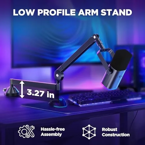 Close look at the InnoGear Mic Arm Low Profile Microphone Boom Arm Mic Stand build quality