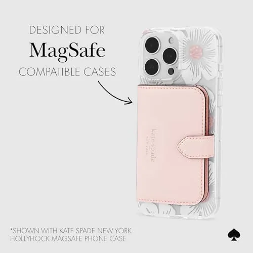 The kate spade new york Morgan Magnetic Card Holder/Wallet - Chalk in real use