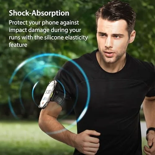 The magnetic kit stored with the phone carrier detached from the armband