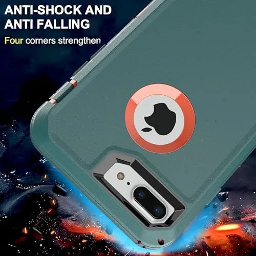 The for iPhone 7 Plus Case,iPhone 8 Plus Case with Explosion-Proof compared in context