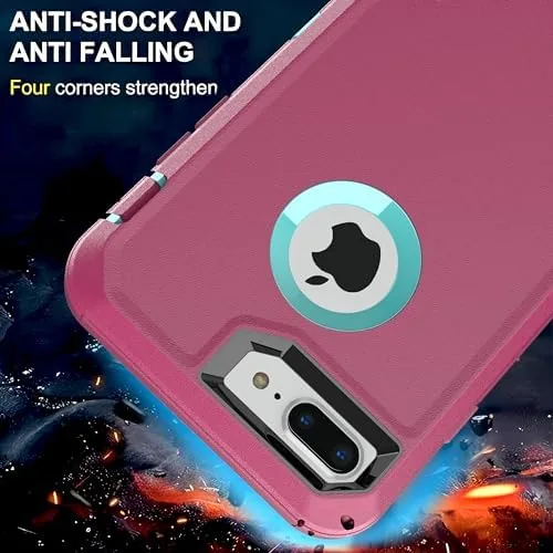 The for iPhone 7 Plus Case,iPhone 8 Plus Case with Explosion-Proof compared in context