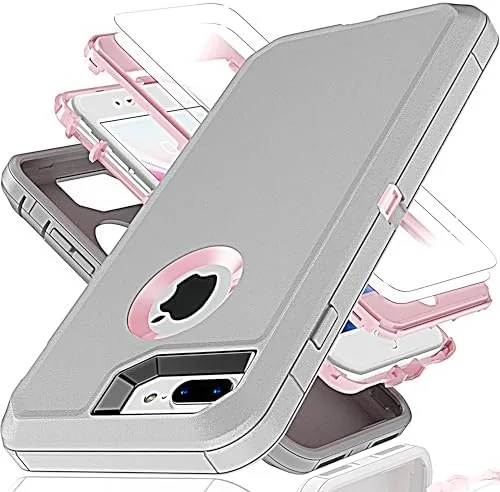 for 7 Plus Case, 8 Plus Case with Explosion-Proof Film[2 Pack],3 in 1 Shockproof Review: Tested and Rated