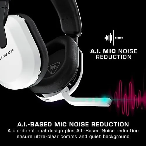 The headset worn during a gaming session with the microphone flipped down
