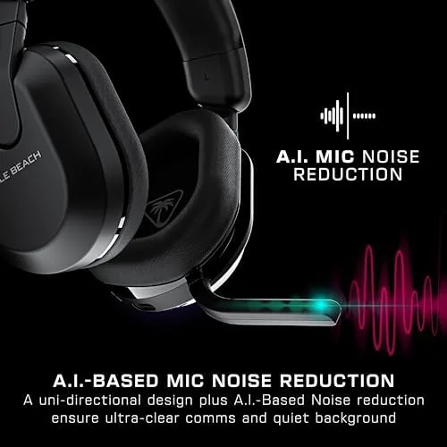 The headset worn during a competitive match with the microphone flipped down
