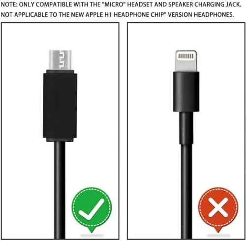 Close look at the USB Charger Compatible with for Beats Charger Cord by Solo build quality