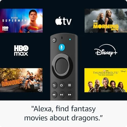 A 4K nature documentary scene playing on the Fire TV with vivid color